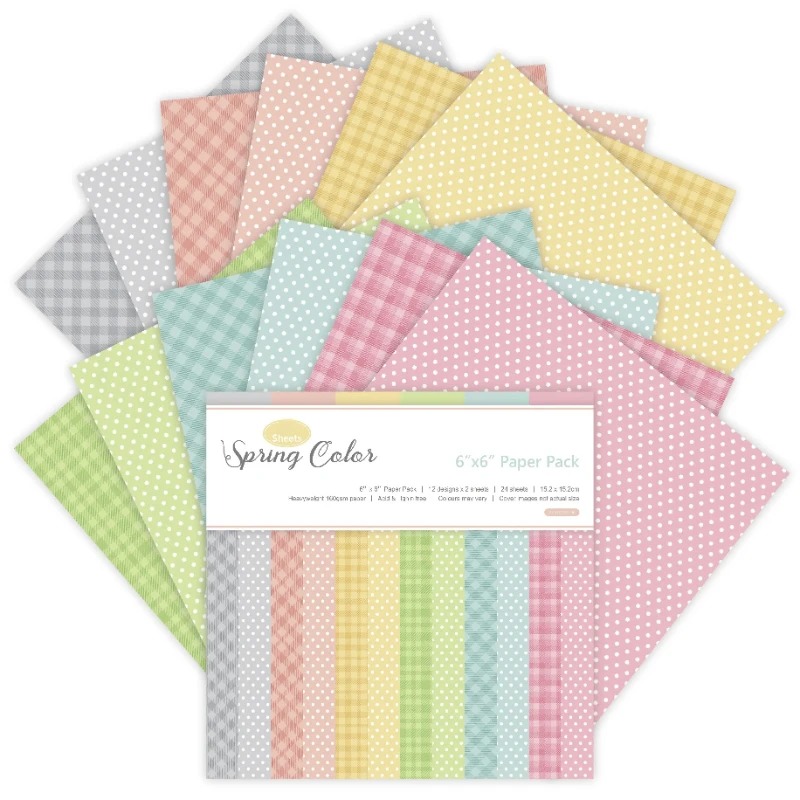 Pattern Tissue Paper - 12 fogli di blocchi di carta