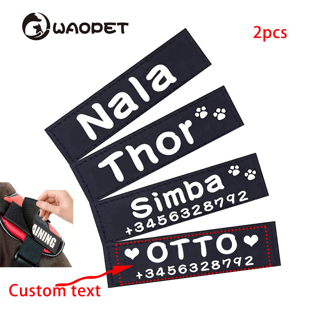 Sewing Label - Targhette identificative personalizzate per cani, per