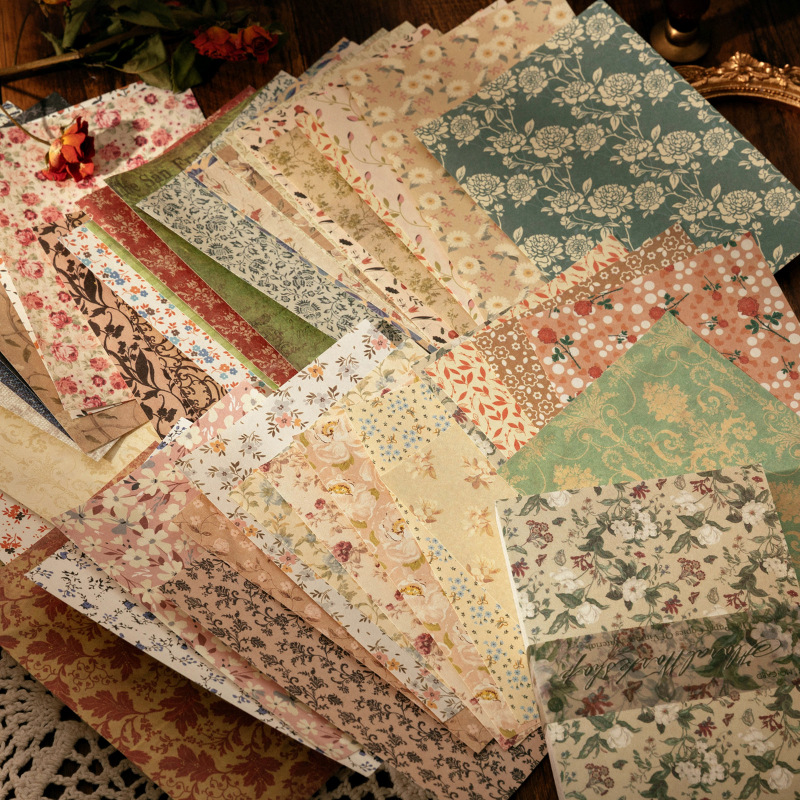 Pattern Tissue Paper - 100 fogli di carta di materiale