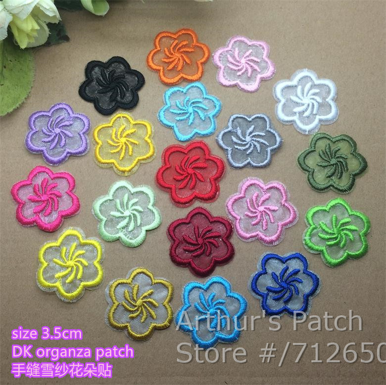 Sewing Id - Nuovo arrivo 10 pezzi fiore ricamato