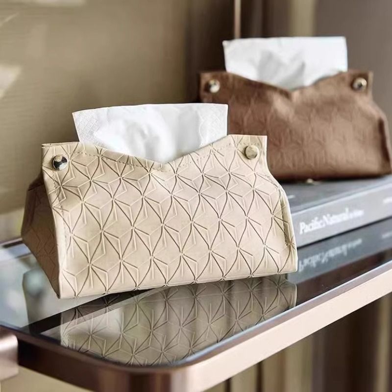 Pattern Tissue Paper - Porta Fazzoletti con Texture Geometrica, Elegante