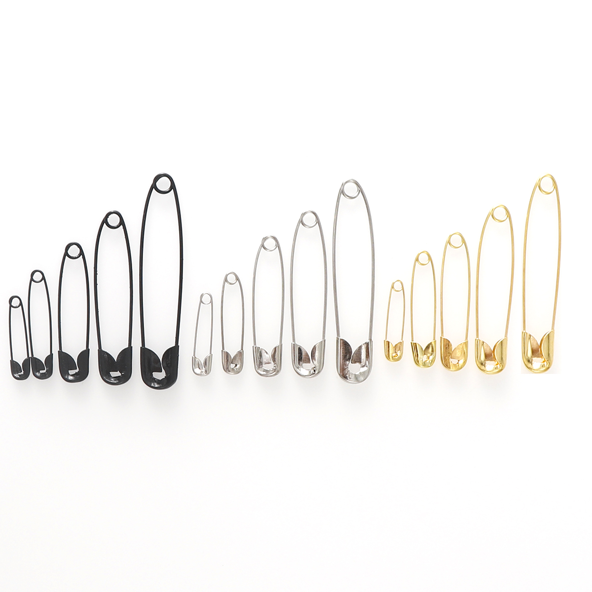 Sewing Tas - 100 pz 22/28/38/45/54mm argento oro spilla
