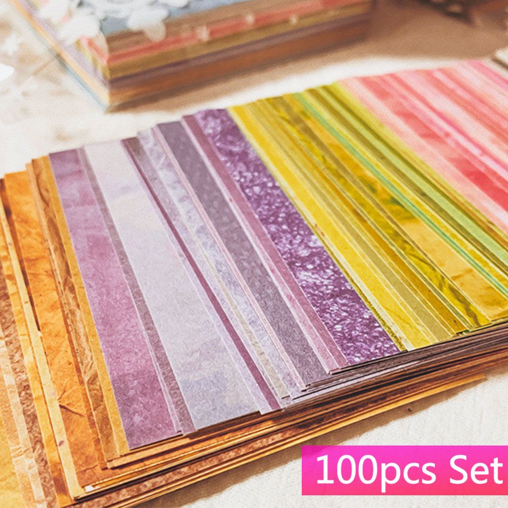 Pattern Tissue Paper - 100 pezzi di texture colorata sfondo