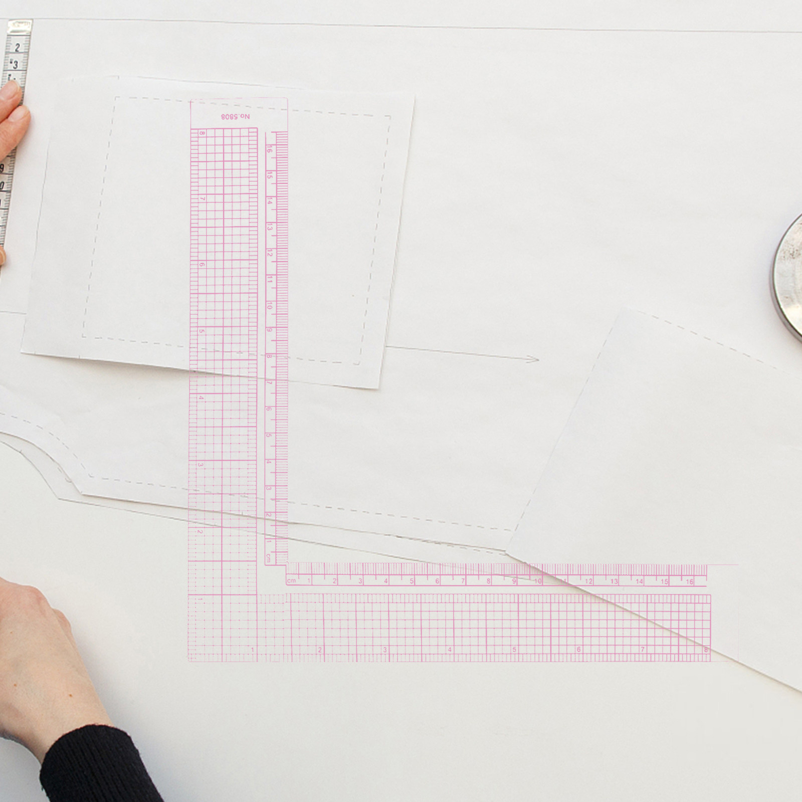 Sewing Garments - Righello da cucito in plastica a