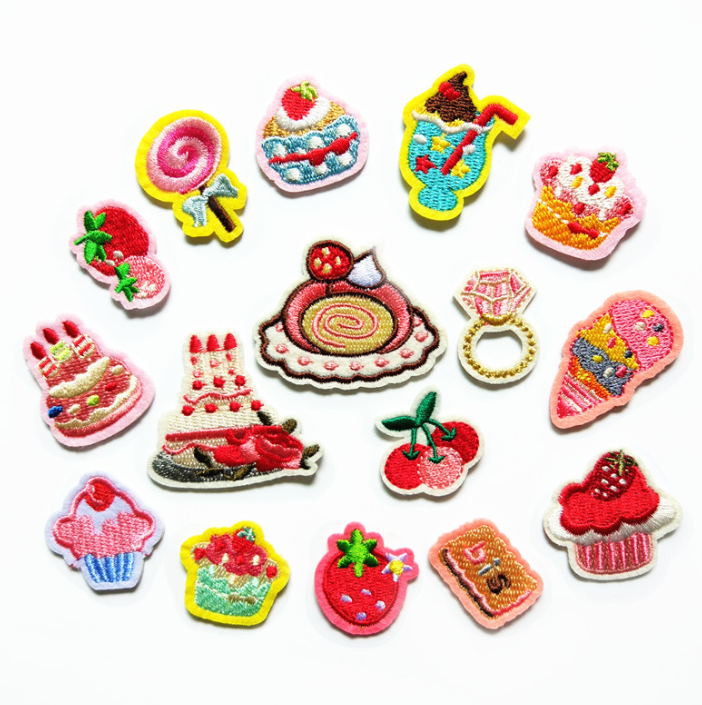 Sewing Id - 10 pezzi torta di frutta toppa