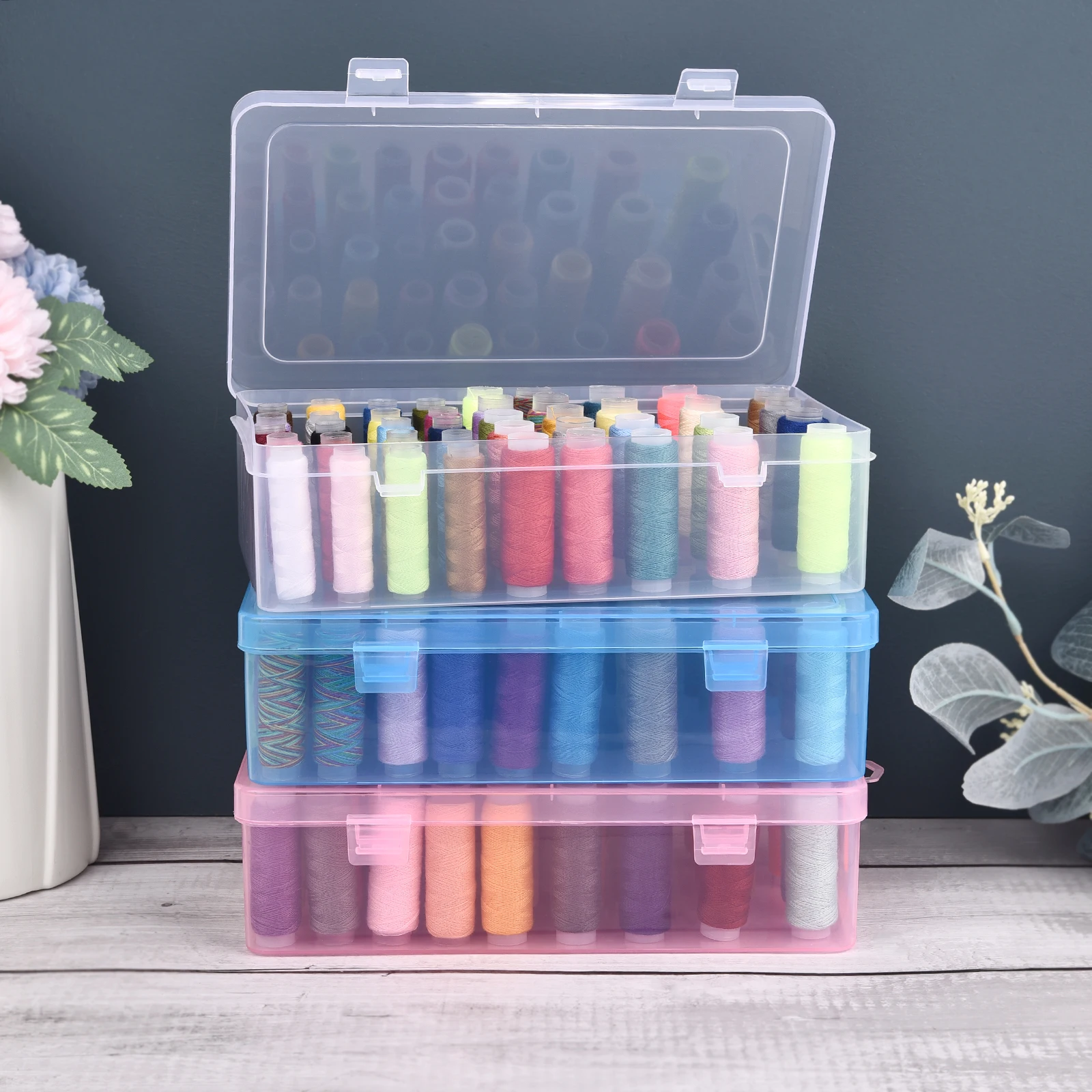 Sewing Tas - Nuovo 24 Griglie Bobina Organizzatore/42 Assi