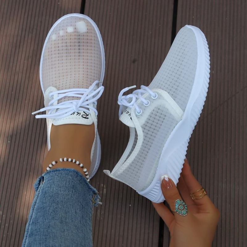 Sewing Garment - Sneakers da Donna con Punta Rotonda