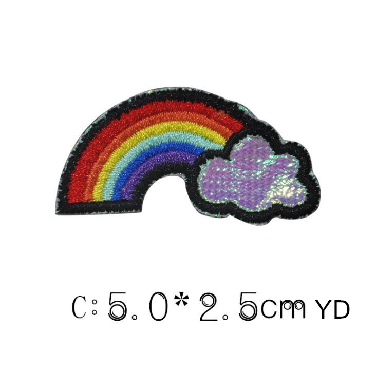 10 pezzi arcobaleno ricamato p - Sewing Id recensione e prezzo