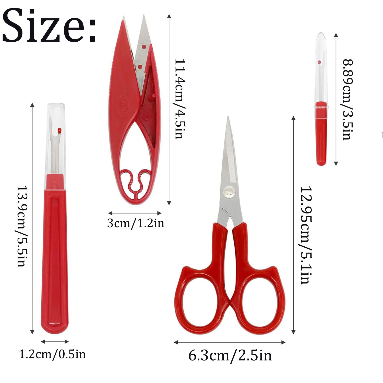 1/2/6 pezzi kit di scarichi pe - Seam Ripper Tool recensione e prezzo