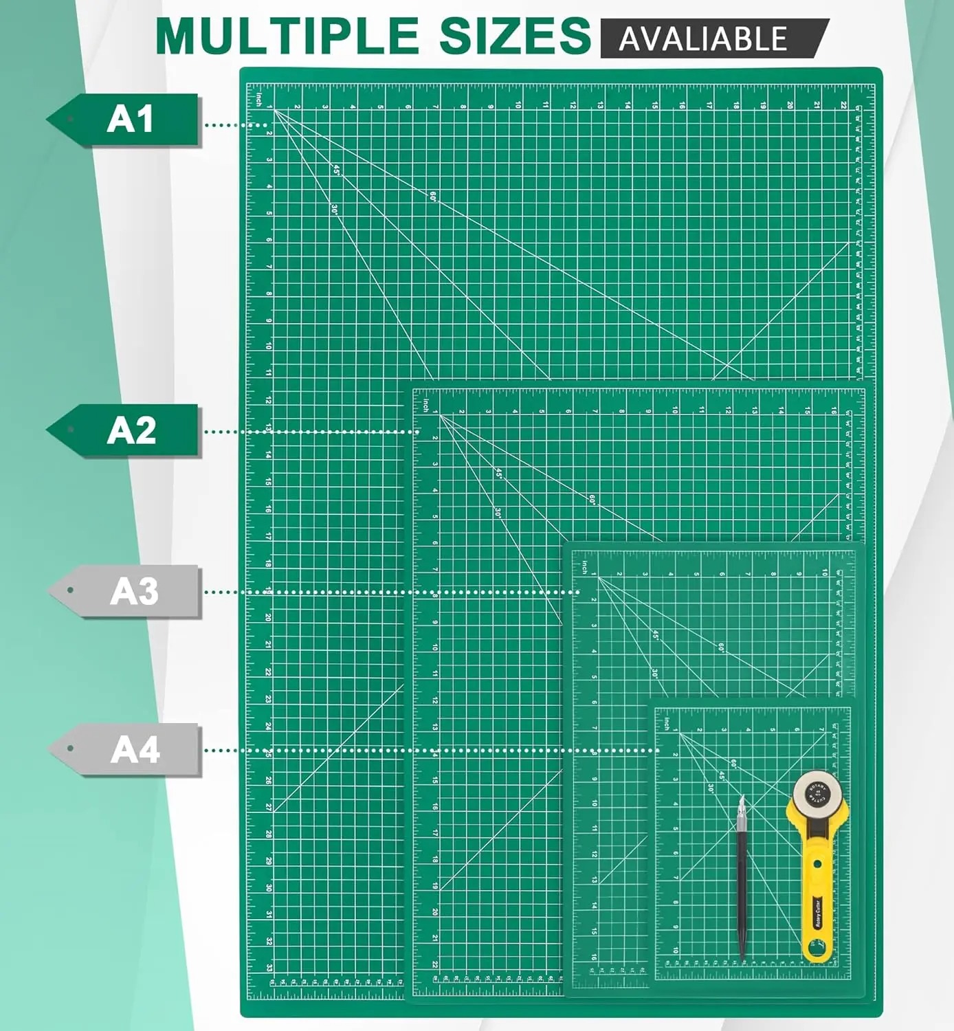 A2 A3 A4 A5 Tappetino da tagli - Cutting Mat Self Heal recensione e prezzo
