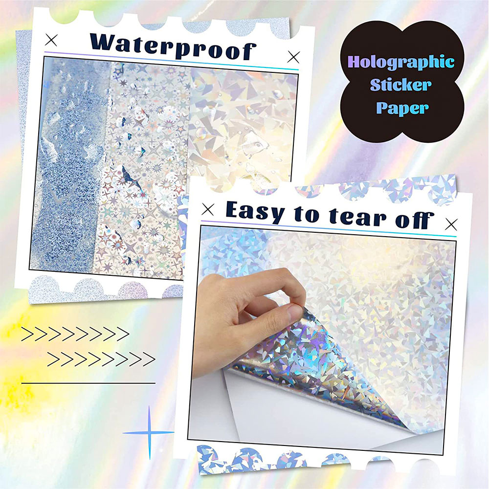 Adesivi autoadesivi glitter La - Pattern Tissue Paper recensione e prezzo
